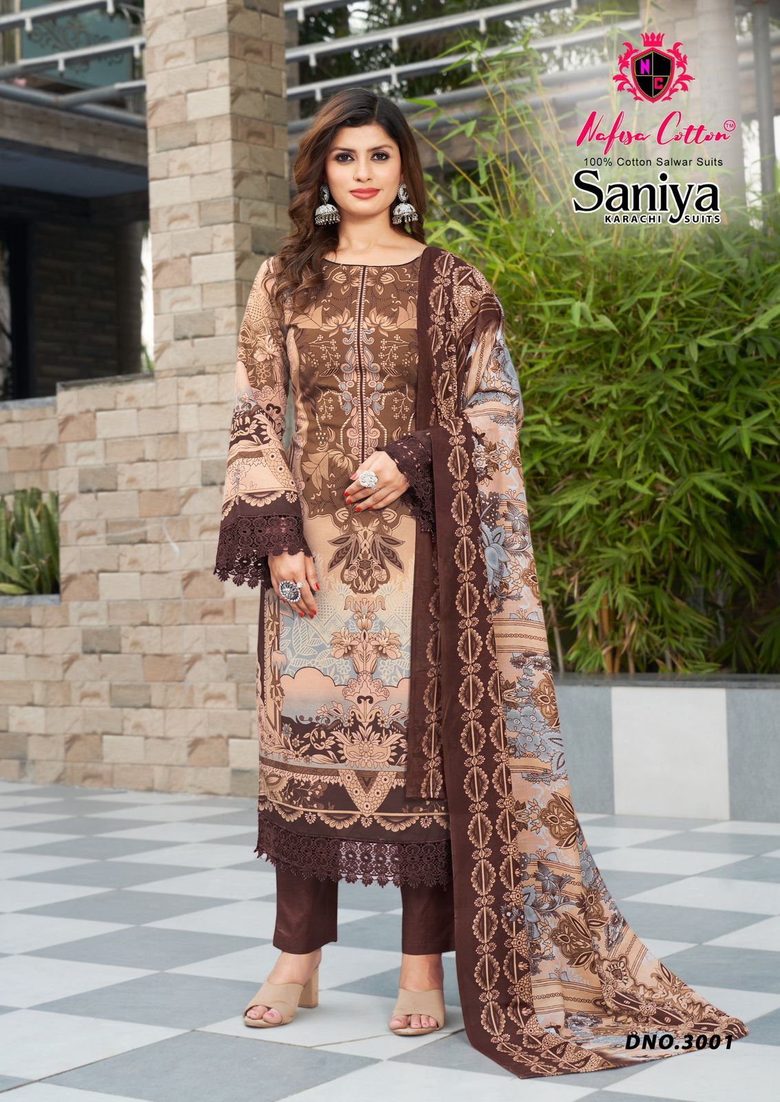 Saniya Vol 3 by Nafisa Cotton Digital Printed Dress Material Collection